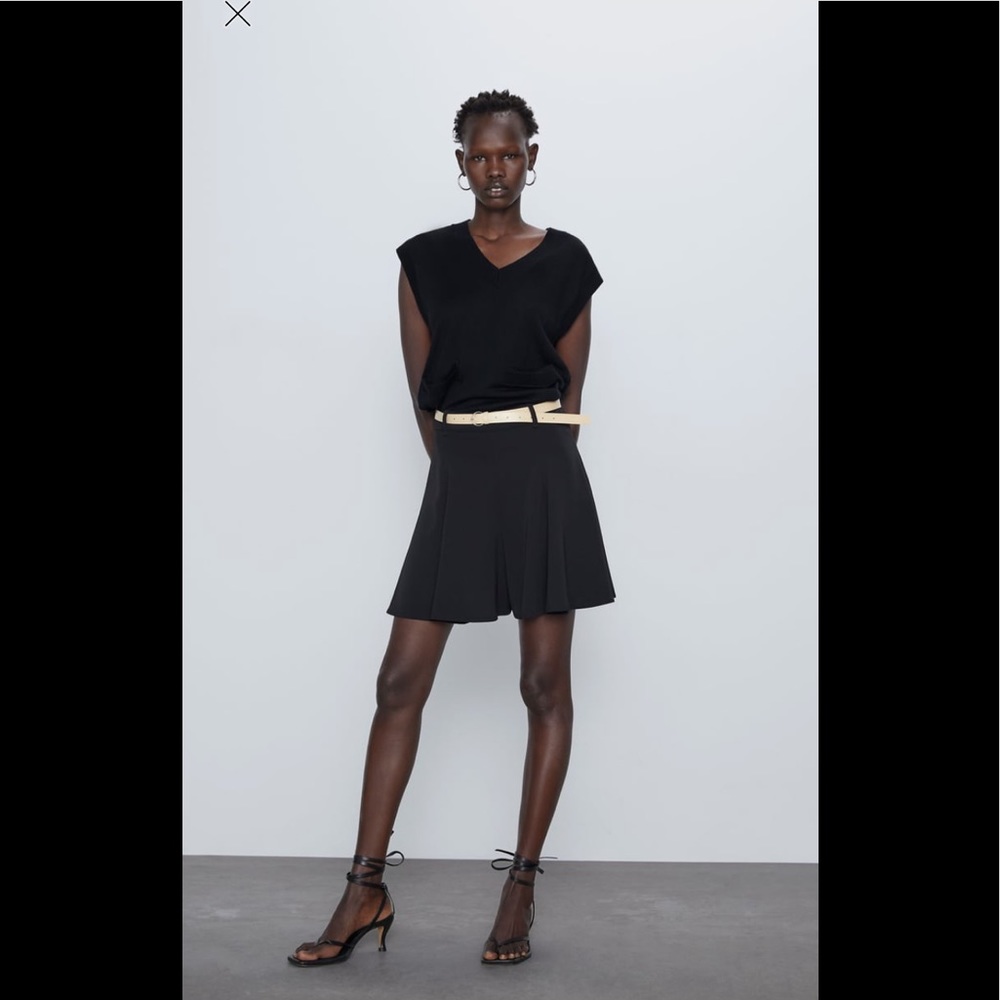 Zara belted shorts